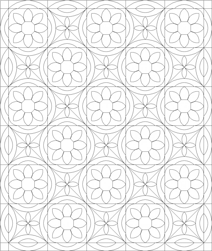 quilt patterns coloring pages - photo #37